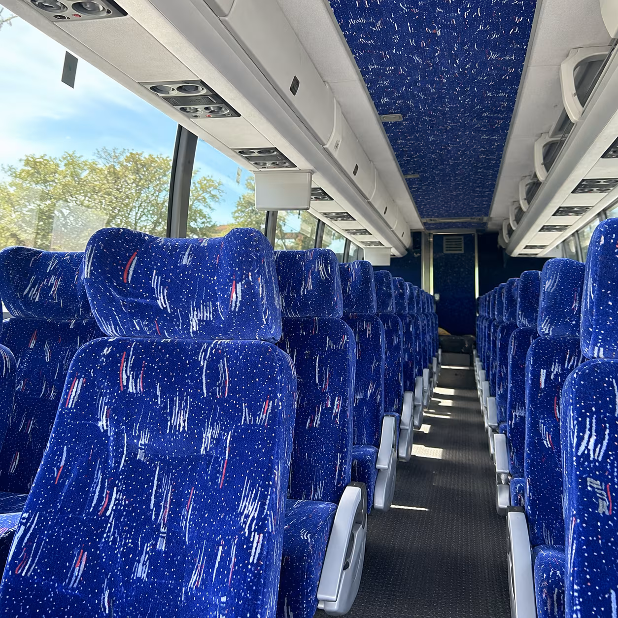 spring hill comfortable charter buses for government military personnel