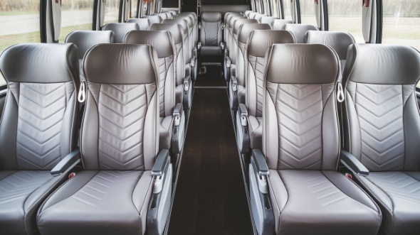 50 passenger charter bus interior